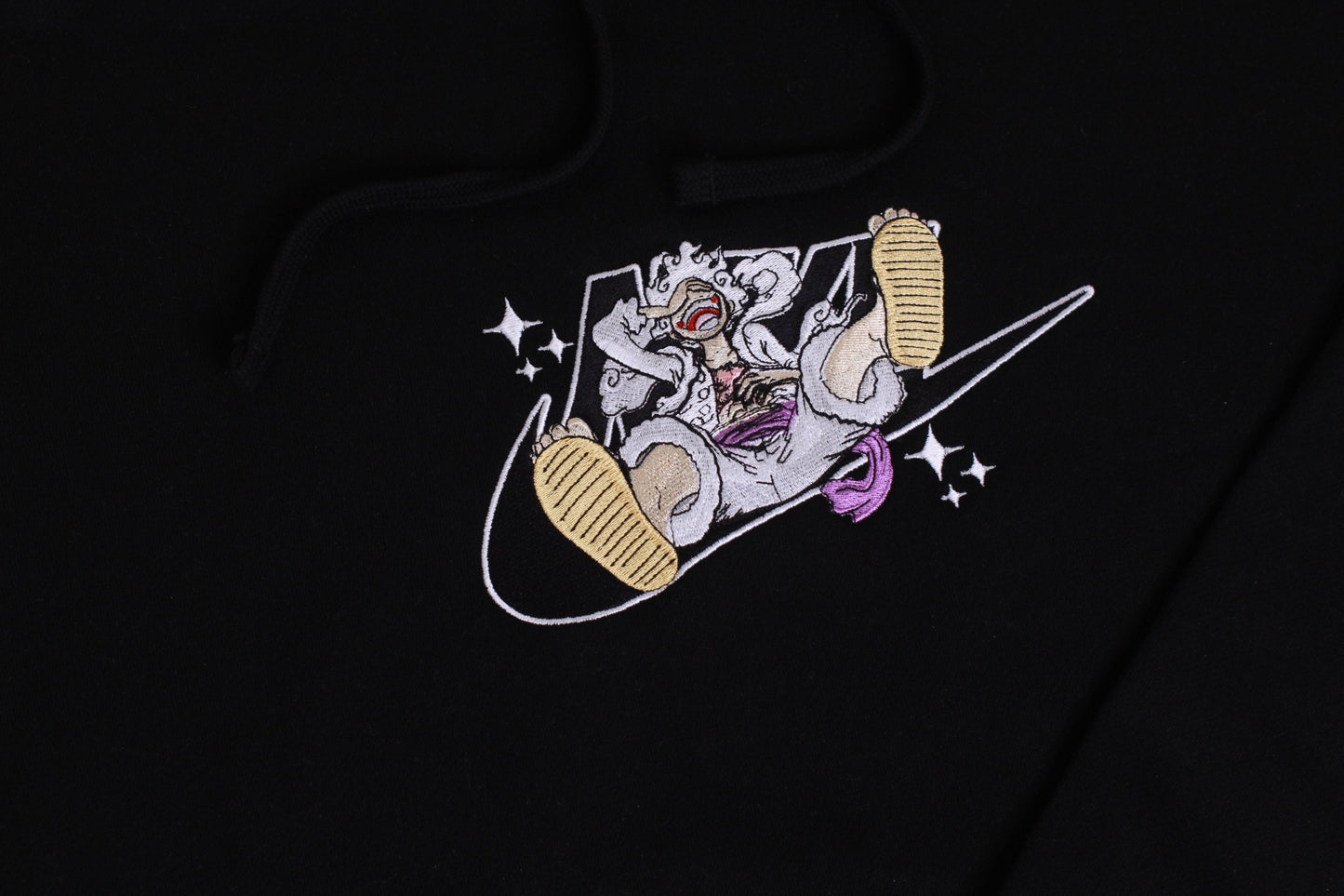 Luffy Gear 5 Embroidered Hoodie