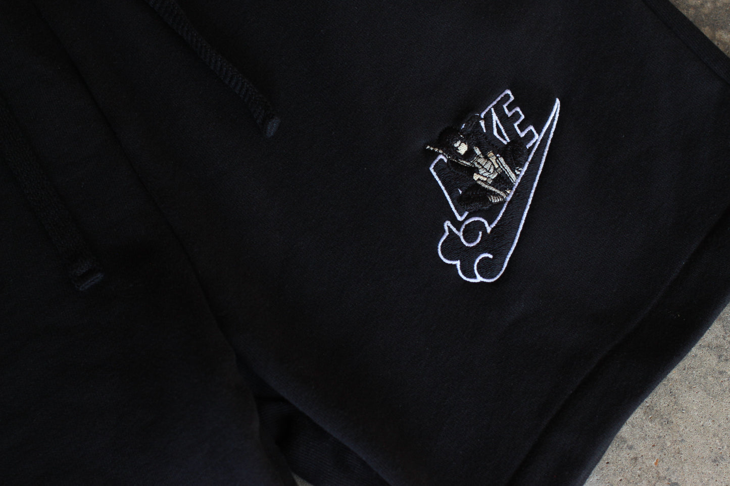 Itachi Swoosh Shorts (Blacked Out)